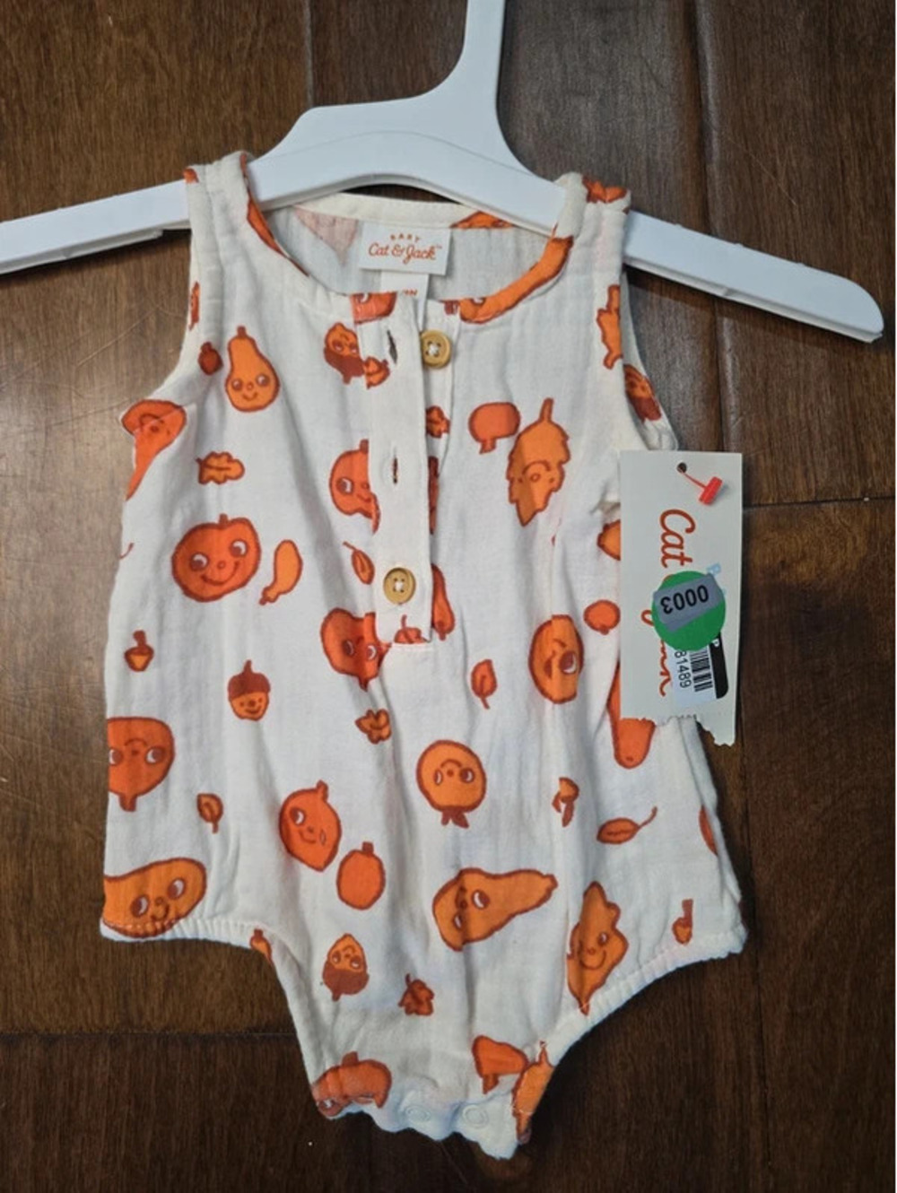 Newborn brand new fall, halloween romper. From target item 3G8